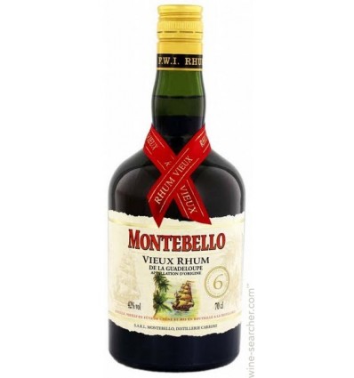 Rhum Guadalupe 6y - Montebello 70cl