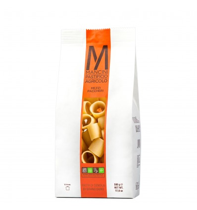 Mezzi Paccheri 500gr - Pasta Mancini